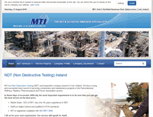 Tablet Screenshot of ndtireland.ie